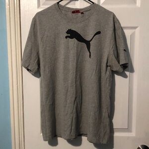 Puma Men's Gray T-Shirt